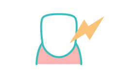 歯が痛い<br>歯がしみる